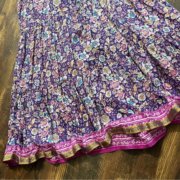 Anthropologie's Daleka Day Silk Dress by Maeve Medium - Picture 5 of 7